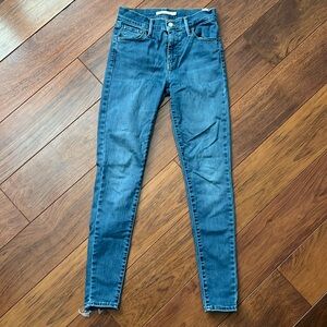 720 Levi high rise super skinny jeans